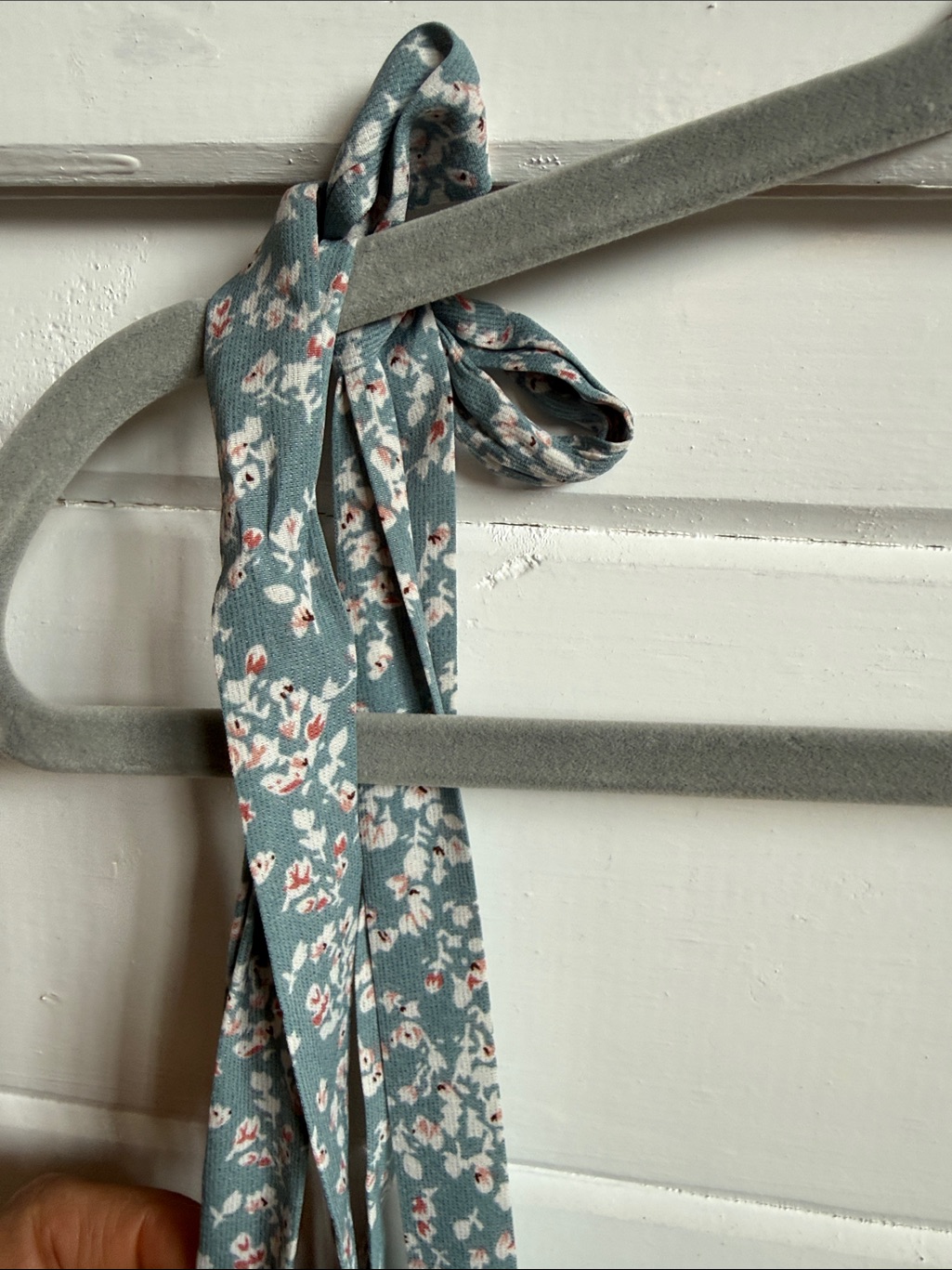 Sleeveless Tie-Shoulder Floral Maxi Dress In Sage Green Shop Stevie — image 6 of 8